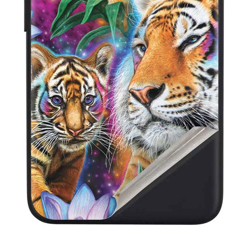 Daydream Galaxy Tigers by Sheena Pike Google Pixel 4a Skin